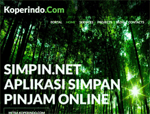Tablet Screenshot of koperindo.com